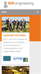 Mobile Screenshot of imk-engineering.de
